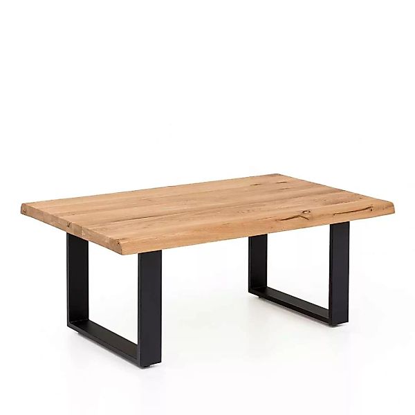 Sofa Tisch modern im Industry und Loft Stil natürlicher Baumkante günstig online kaufen