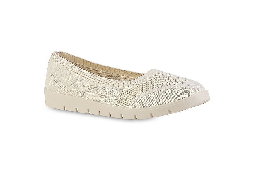 VAN HILL 841603 Sneaker Ballerinas Damen Sportliche Ballerinas Bequeme Stri günstig online kaufen