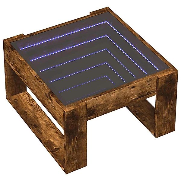 vidaXL Couchtisch mit Infinity-LED Räuchereiche 50x53x30 cm 847627 günstig online kaufen