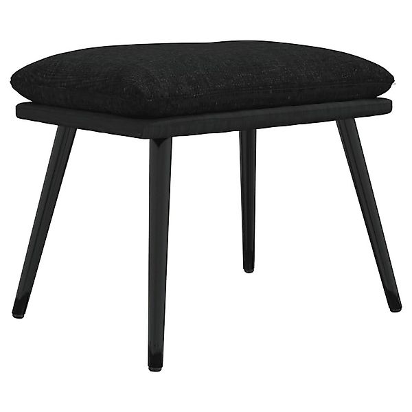 vidaXL Polsterhocker Fußhocker Schwarz 45x29,5x35 cm günstig online kaufen