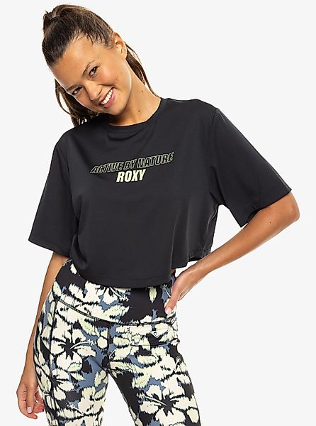 Roxy Trainingsshirt Roxy Funktions T-Shirt Bauchfrei günstig online kaufen