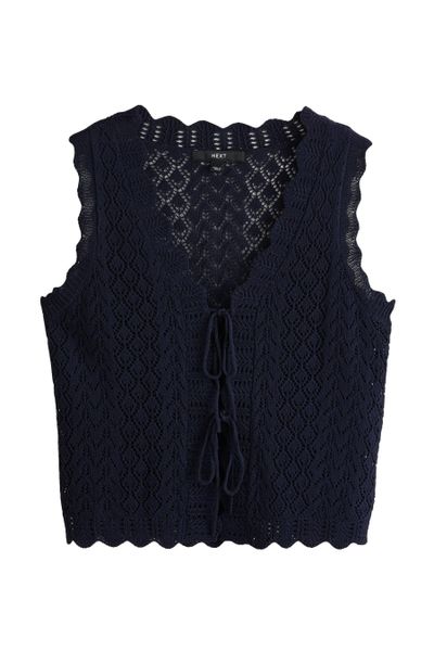 Next Anzugweste Trägertop mit Bindedetail mit günstig online kaufen