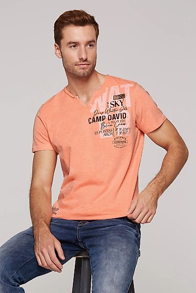 CAMP DAVID Rundhalsshirt, mit Baumwolle günstig online kaufen