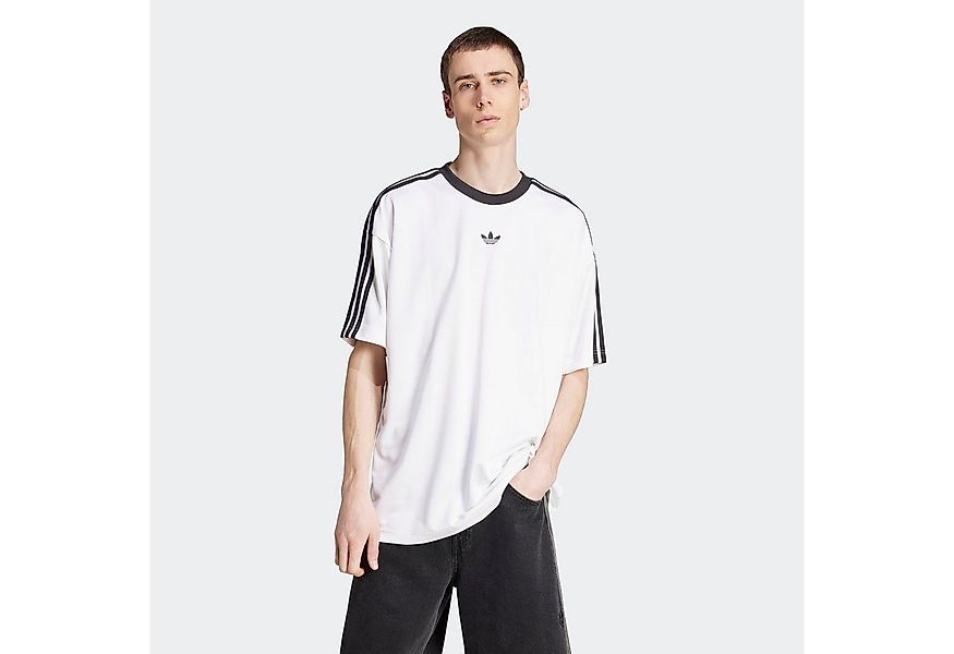 adidas Originals T-Shirt JACQUARD JERSEY lockere Passform, Rundhalsausschni günstig online kaufen