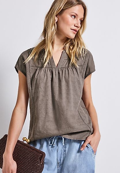STREET ONE Shirtbluse mit Tape-Details günstig online kaufen