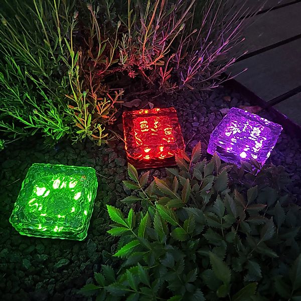 Online-Fuchs LED Solarleuchte 3 Steine aus günstig online kaufen