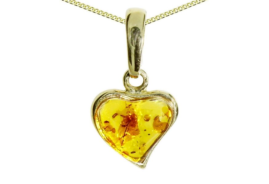 OSTSEE-SCHMUCK Kette mit Anhänger Ostsee-Schmuck Kette mit Anhänger Herz Ke günstig online kaufen