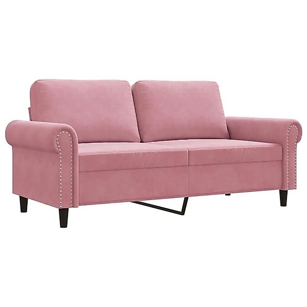 vidaXL 2-Sitzer-Sofa Rosa 140 cm Samt 359532 günstig online kaufen