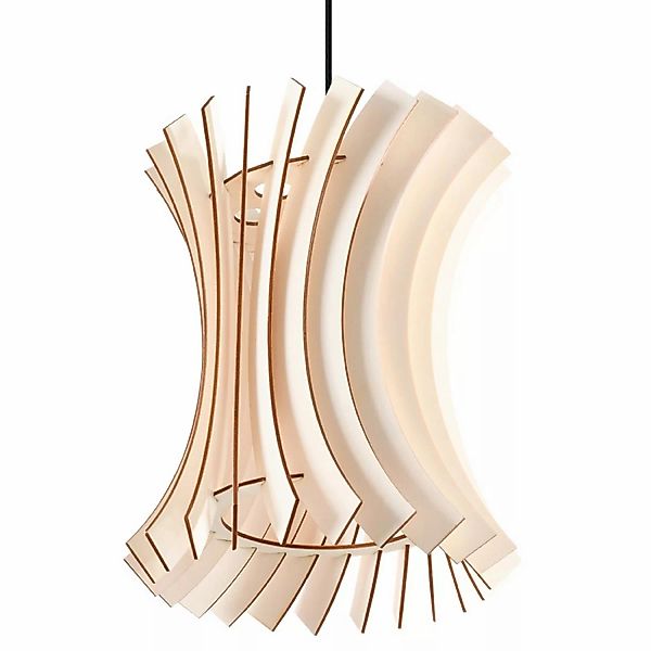 Sollux Lighting Hängeleuchte Oriana Holz günstig online kaufen