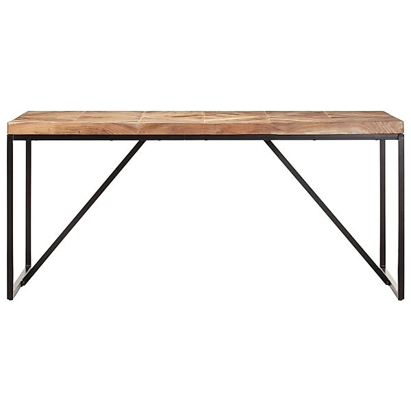 Esstisch 160x70x76 Cm Massivholz Akazie Und Mango günstig online kaufen