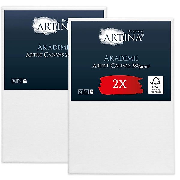 Artina Akademie Keilrahmen 40x60cm FSC 2tlg günstig online kaufen