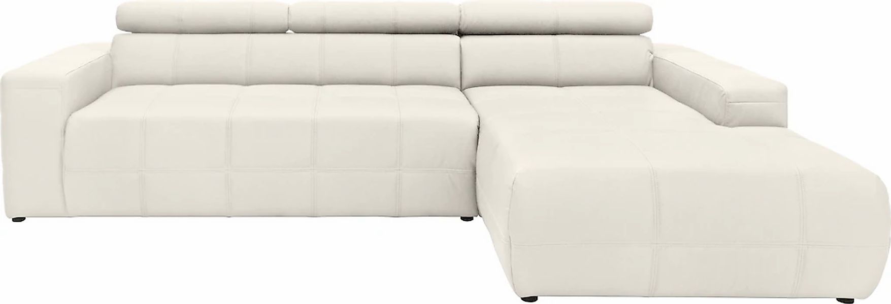 DOMO collection Ecksofa "Brandon B/T/H: 289/177/80 cm, whlw. mit Sitztiefen günstig online kaufen