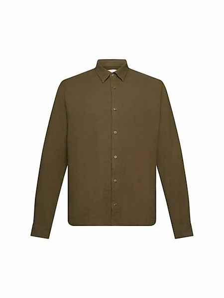 edc by Esprit Langarmhemd Musselinhemd aus nachhaltiger Baumwolle günstig online kaufen