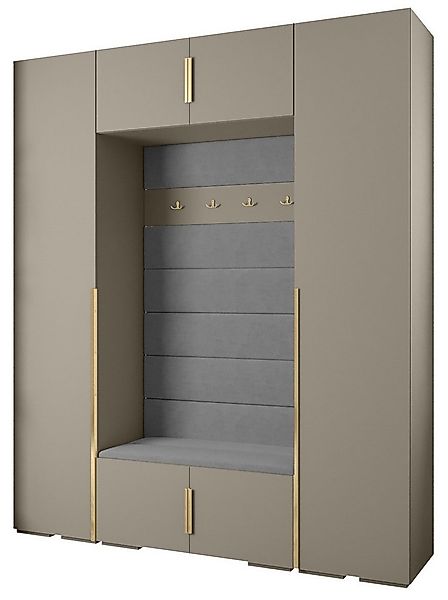 ABIKS MÖBEL Kompaktgarderobe INOVA 1 SATZ 13 Möbelset, Garderobe mit Kleide günstig online kaufen