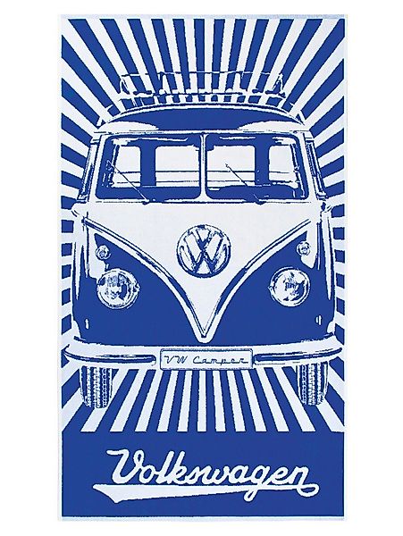 VW Collection by BRISA Strandtuch Volkswagen Badetuch im VW T1 Bulli Bus De günstig online kaufen