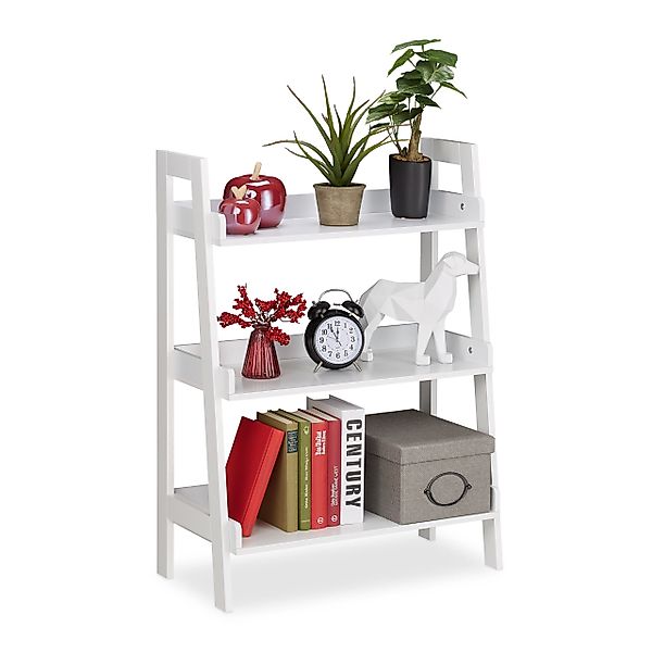 relaxdays Standregal weiß 3 Ebene günstig online kaufen