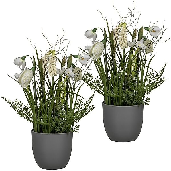 Creativ green Kunstblume "Arrangement mit Frühlingsblumen" günstig online kaufen