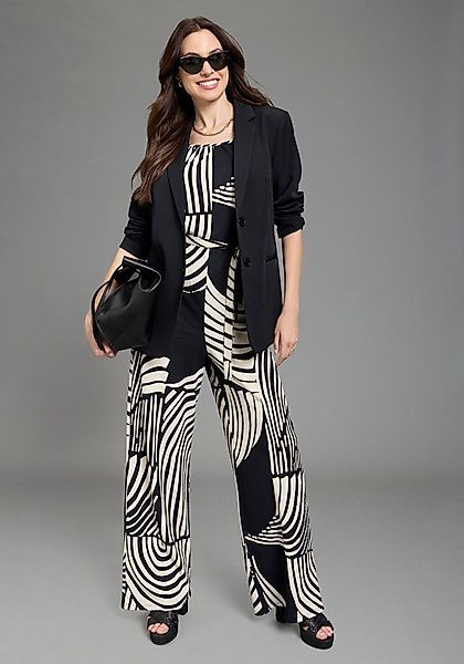 Laura Scott Jumpsuit abstrakt Gemustert, ohne Ärmel, aus Polyester und Elas günstig online kaufen