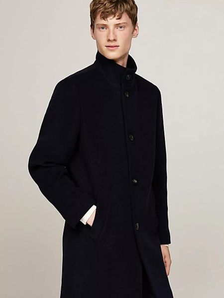 Tommy Hilfiger Wollmantel DC STAND COLLAR WOOL MIX COAT günstig online kaufen