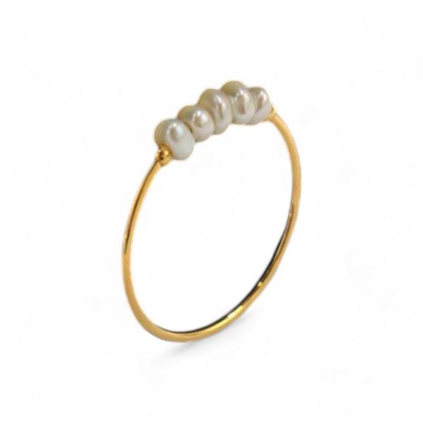 Eyecatcher Fingerring Anti-Stress-Ring mit drehbarer Kette günstig online kaufen