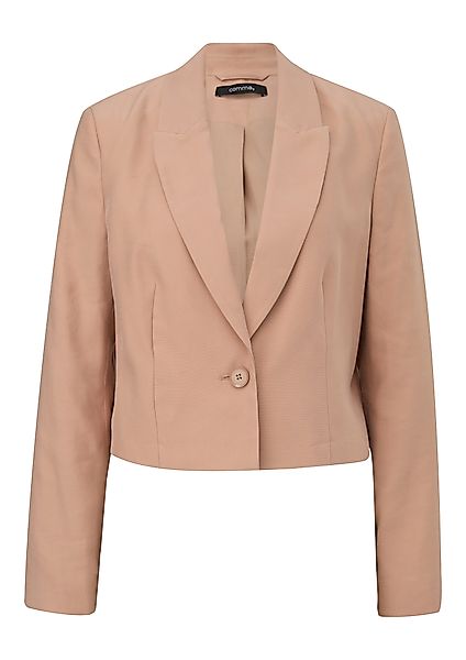 comma Blusenblazer Kurzblazer mit Piquéstruktur günstig online kaufen