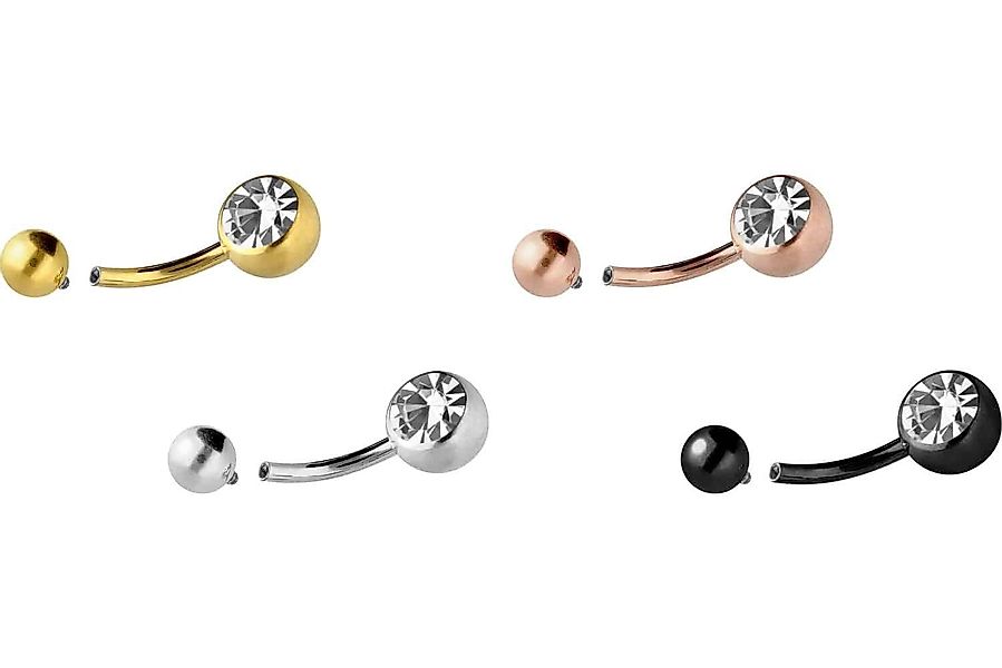PIERCINGLINE Bauchnabelpiercing Titan Bananabell mit Innengewinde günstig online kaufen