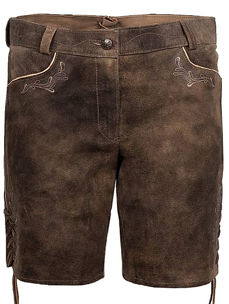 Spieth & Wensky Trachtenlederhose Lederhose Damen kurz Glenda ZV E/Keder günstig online kaufen