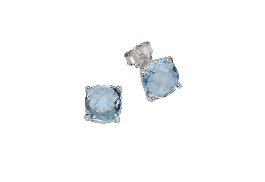 Vivance Paar Ohrstecker 925/- Sterling Silber Blautopas günstig online kaufen