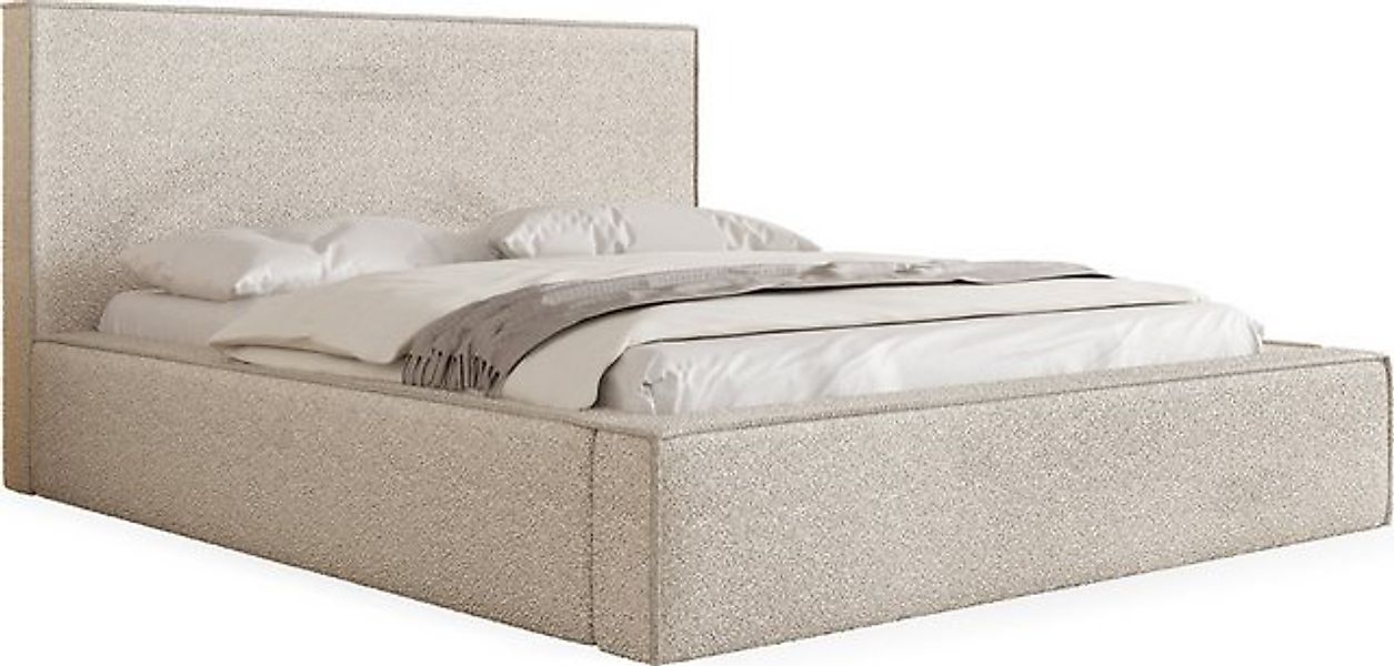 WFL GROUP Polsterbett Terra Comfort (Modernes Polsterbett mit Bettkasten, L günstig online kaufen