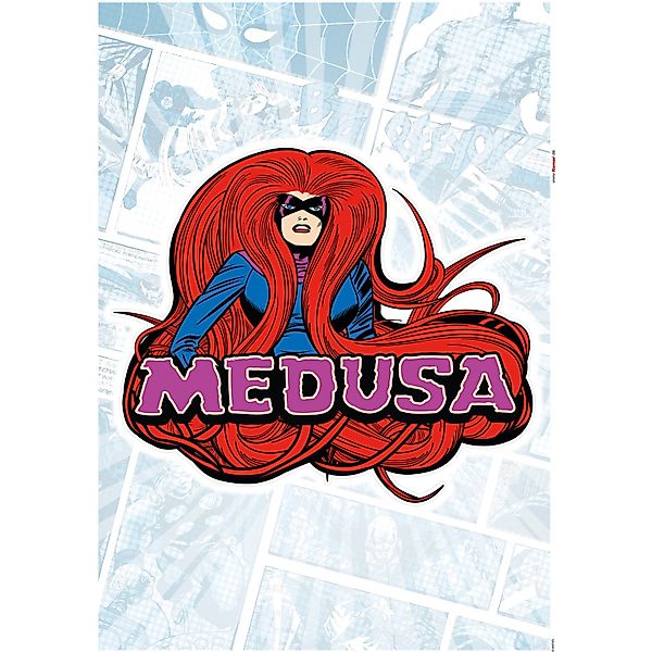 Komar Wandtattoo "Medusa Comic Classic - Größe 50 x 70 cm" selbstklebend, W günstig online kaufen