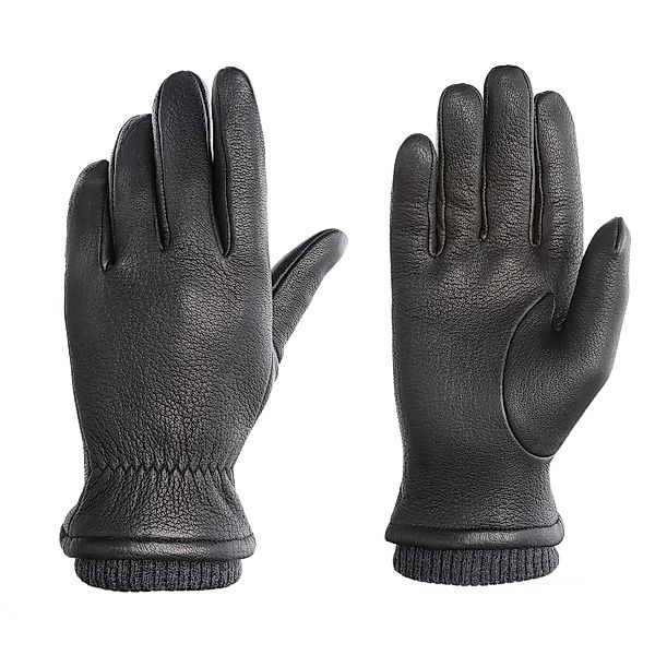 PEARLWOOD Lederhandschuhe SOHO (1 Paar) Strickbündchen, günstig online kaufen