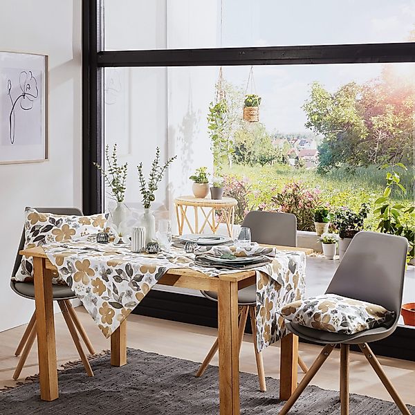 REDBEST Tischdecke Tischdecke (1-tlg), Baumwolle Blumen günstig online kaufen