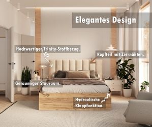 FDM Polsterbett Stauraumbett Bettgestell 90x200, 120x200, günstig online kaufen