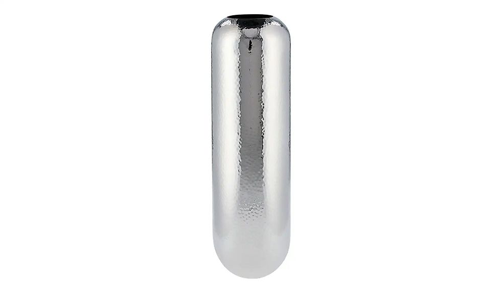 Vase   ¦ silber ¦ Stahl ¦ Maße (cm): H: 60  Ø: 20 Accessoires > Vasen - Höf günstig online kaufen