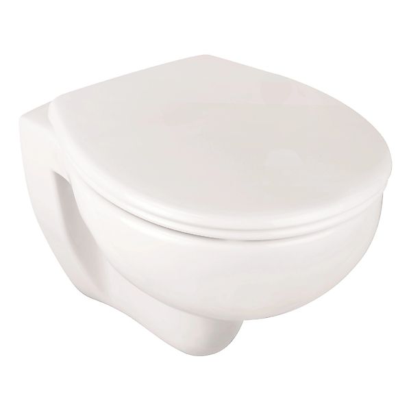 Calmwaters Hänge WC Premium Spülrandlos Set WC-Sitz Absenkautomatik Weiß 08 günstig online kaufen