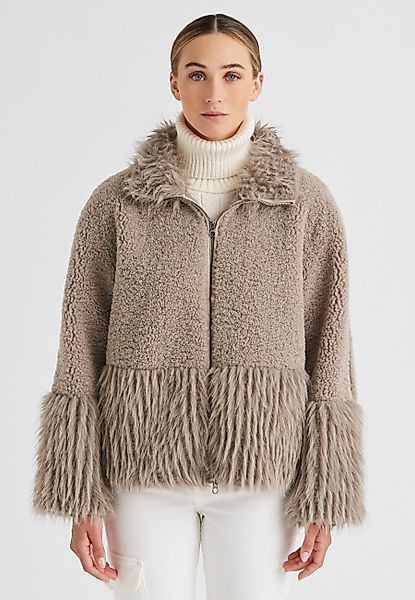 Milestone Fellimitatjacke MSRaya Damen Kunstfelljacke Übergangsjacke günstig online kaufen