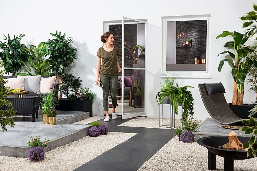 hecht international Insektenschutz-Tür "Alu-Türbausatz" BxH: 120x240 cm günstig online kaufen