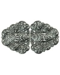 Trachtenland Gürtelschnalle Dirndlschürzenschließe 'Rina' mit Ornamentmuste günstig online kaufen