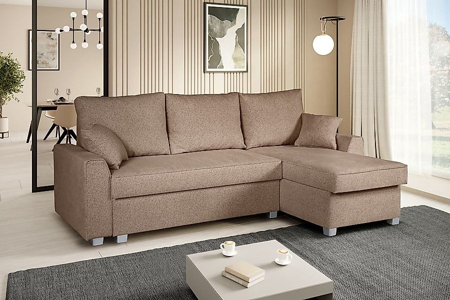 Beautysofa Ecksofa TERAMO, mit Schlaffunktion, mit günstig online kaufen