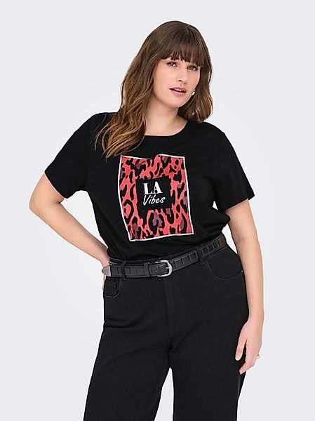 ONLY CARMAKOMA Kurzarmshirt CARBOOSTERY LIFE SS günstig online kaufen