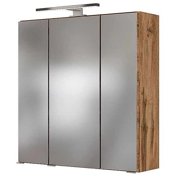 Held Möbel 3D-Spiegelschrank Bari 60 cm Wotaneiche günstig online kaufen