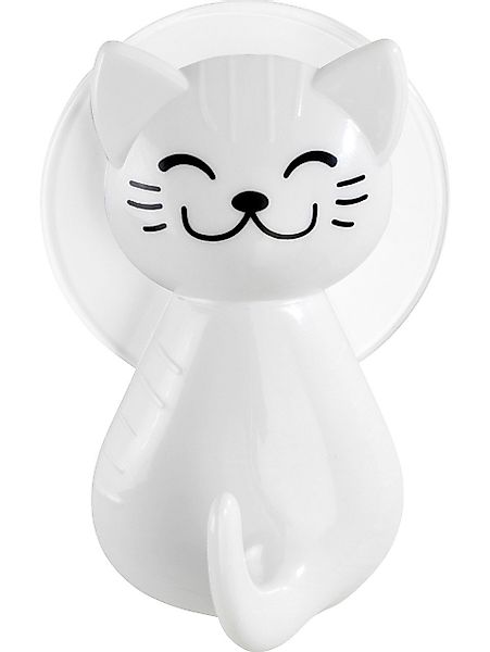 WENKO Klebehaken Wenko Saughaken Katze weiß günstig online kaufen