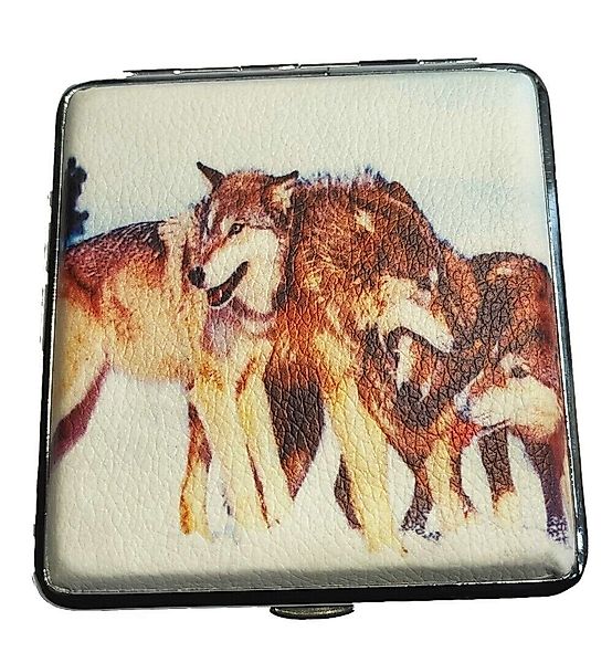 Westernlifestyle Aufbewahrungsbox Motiv Wolf 30-35 Zigarettenbox günstig online kaufen