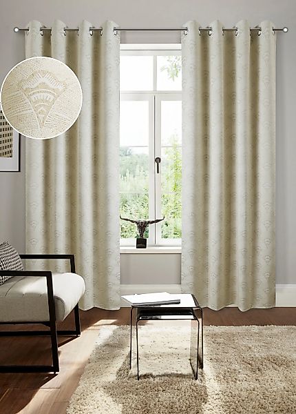 Bruno Banani Verdunkelungsvorhang "Alessio" Ösen 1 Stk. tlg. Elegantes Must günstig online kaufen