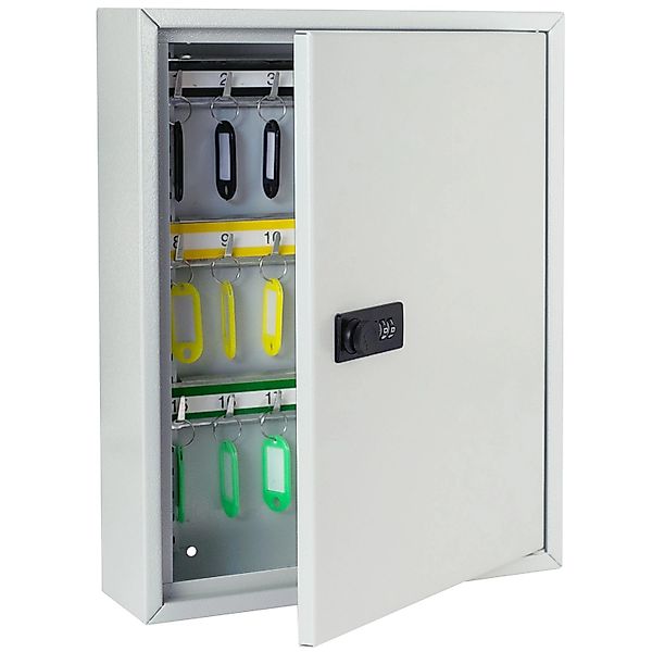 HMF 13642-07 Schlüsselschrank Zahlencode Schlüsselkasten Groß 42 Haken 35 x günstig online kaufen