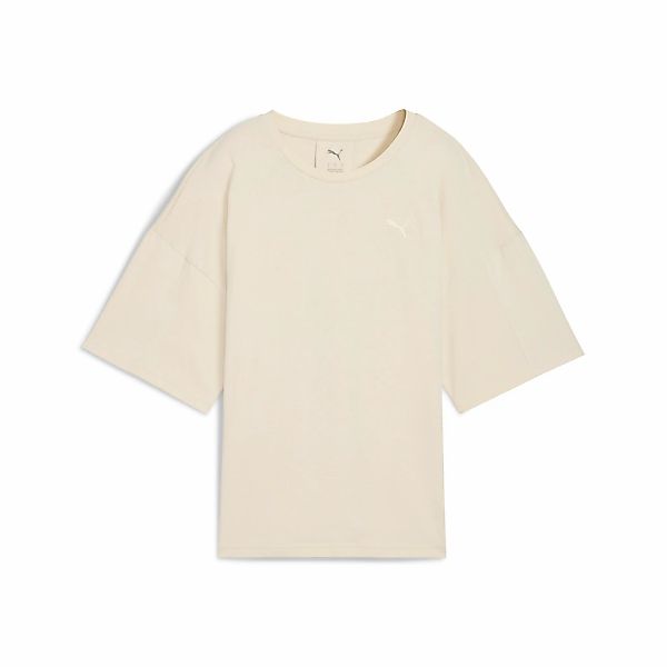 PUMA T-Shirt "HER OVERSIZED TEE" Oversize-Passform, Kurzarm, Rundhalsaussch günstig online kaufen