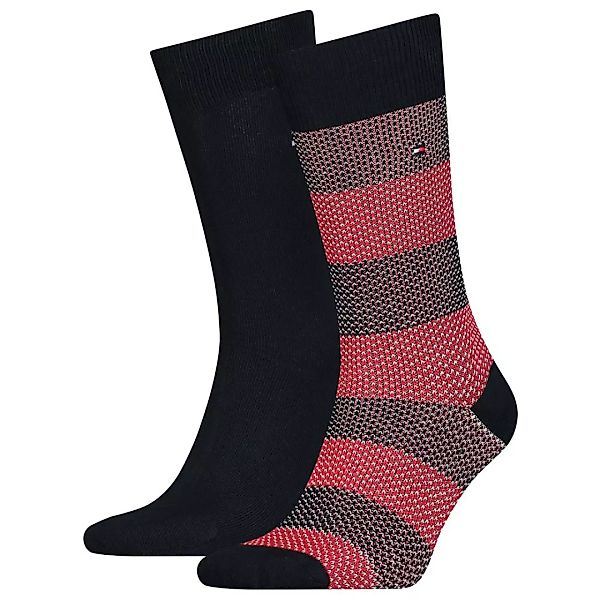 Tommy Hilfiger Seasonal Boot Birdeye Gestreifte Socken 2 Paare EU 39-42 Nav günstig online kaufen