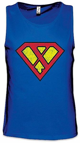 Urban Backwoods Tanktop Super X Ärmelloses T-Shirt Buchstabe Initialen Vorn günstig online kaufen