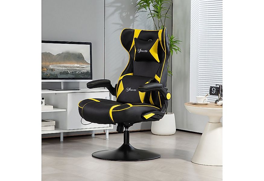 Vinsetto Schreibtischstuhl höhenverstellbarer Bürostuhl, ergonomischer Comp günstig online kaufen