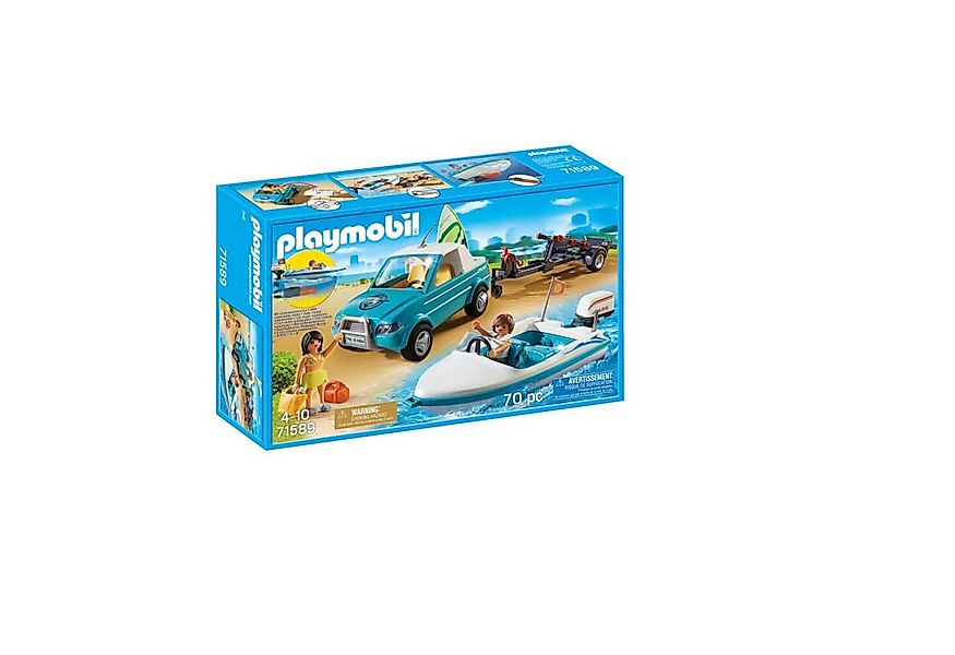 Playmobil® 71589 Surfer-Pickup mit Speedboat Konstruktions-Spielset günstig online kaufen